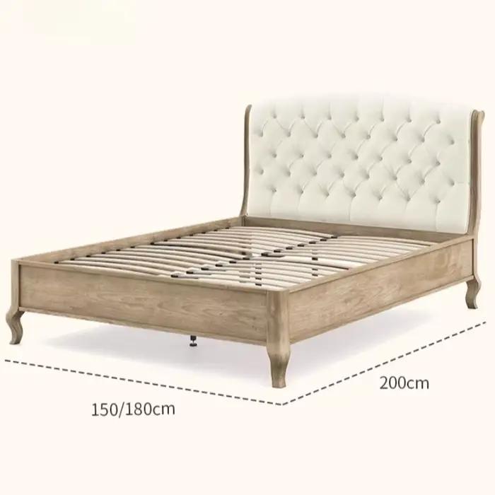 Cadre chambre lits Queen Size Twin Unique organisateur lit fantaisie nordique Cama De Lujo Para dortoir meubles De maison accessoires