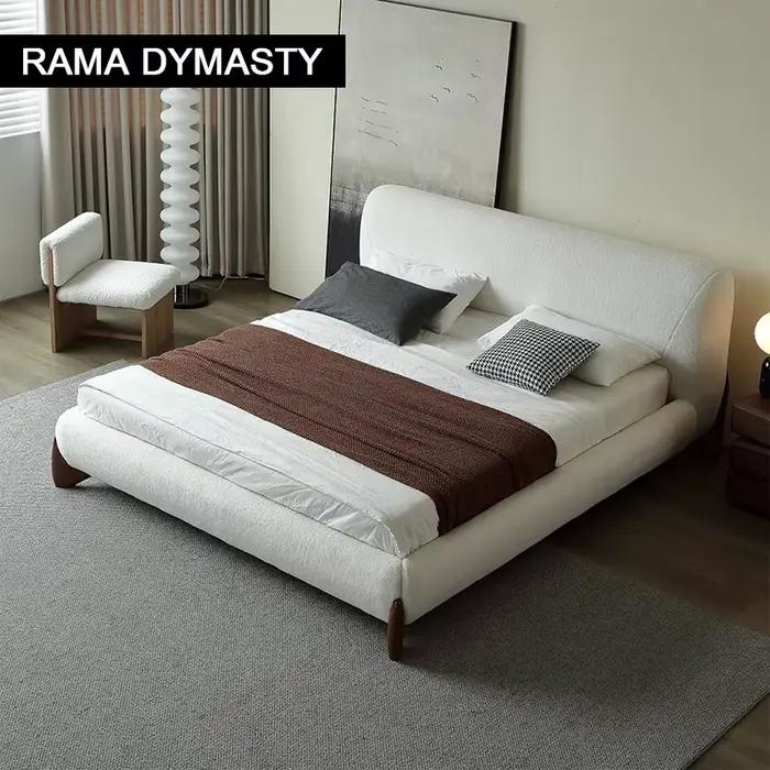 Lit hypothécaire ami en Tissu Personnalisé avec Dos Doux
