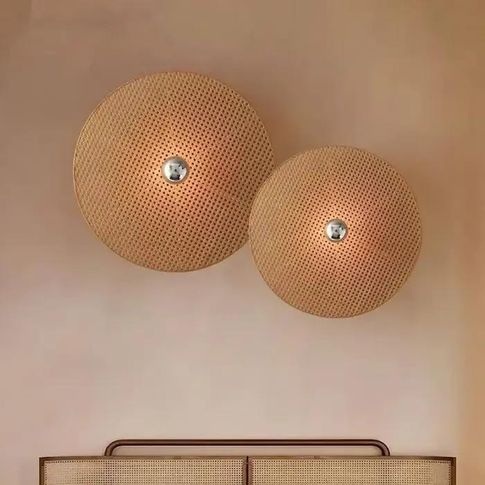 Applique murale en Imitation rotin pour cuisine