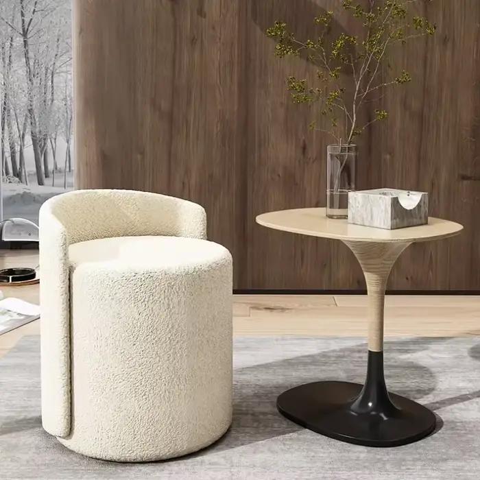 Chaise de maquillage avec dossier pour chambre à coucher