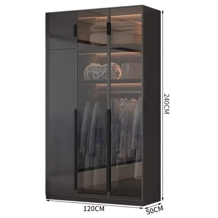 Organisateur de garde-robe sur pied pour appartement
