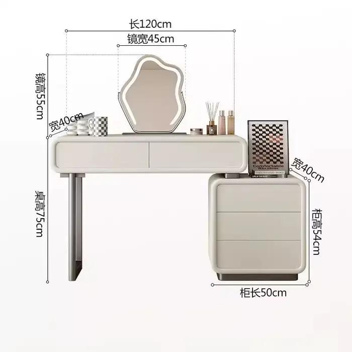 Ensemble De luxe coiffeuse chambre grand Design moderne