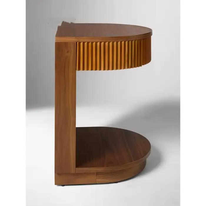 Table de chevet ancienne en bois pour chambre à coucher