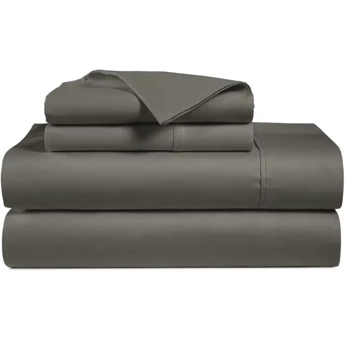 Parure de draps en coton égyptien biologique 800 fils/cm² pour lit simple