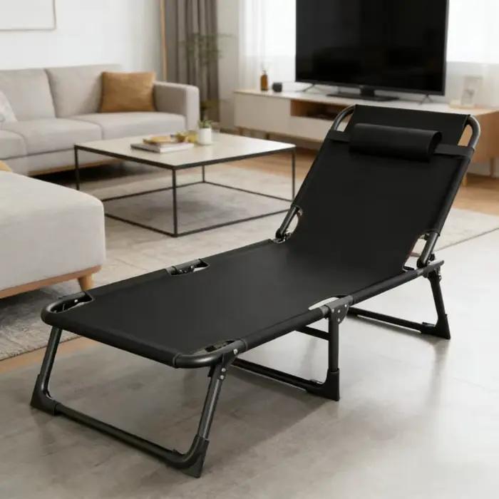Lit simple pliable – Fauteuil inclinable multifonctionnel pour la maison