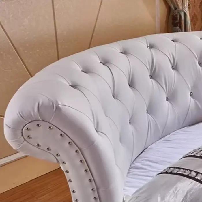 Lit rond moderne pour chambre à coucher