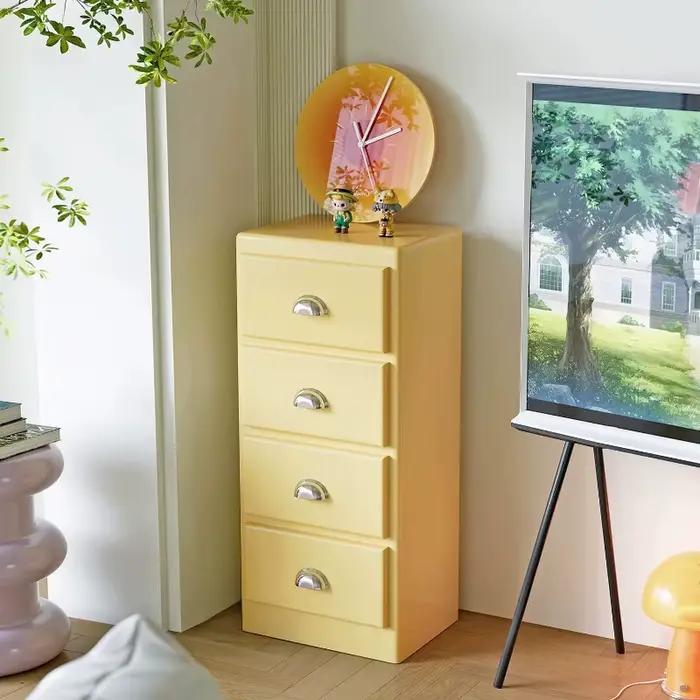 Meuble de rangement coloré et élégant pour le divertissement