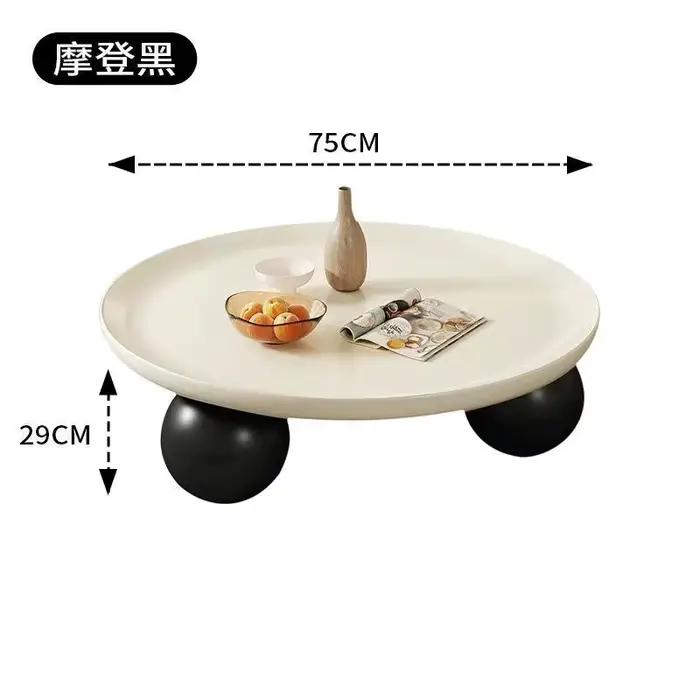 Table d'appoint ronde pour canapé