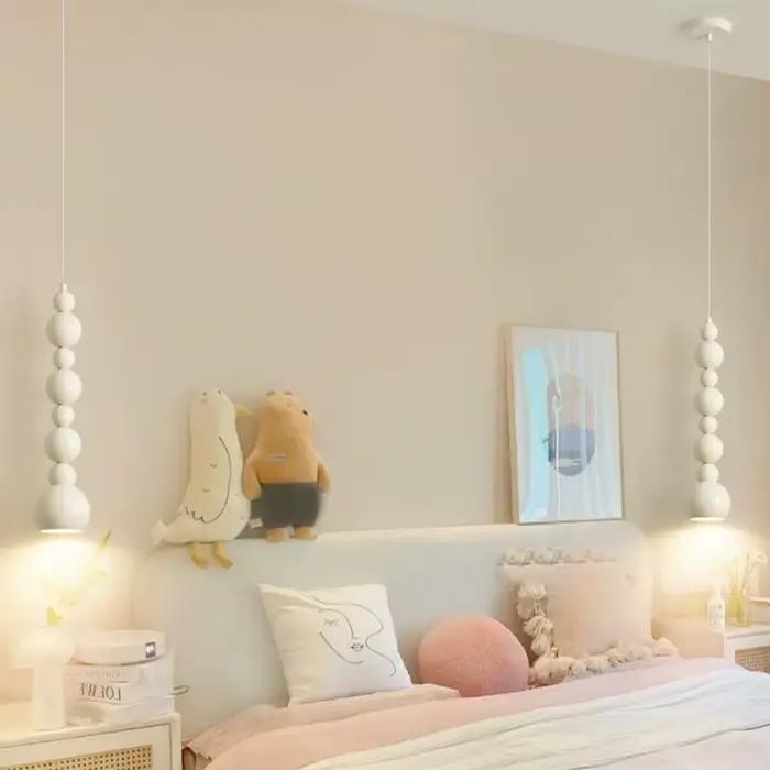 Lampe suspendue de chevet pour chambre à coucher
