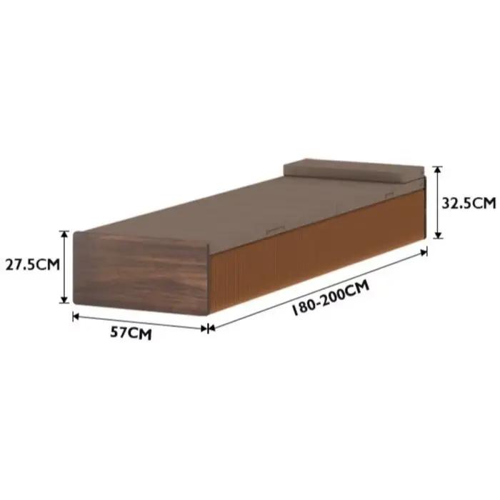 Lit moderne Unique minimaliste fantaisie multifonctionnel lit de couchage salon pliant Muebles Para El Hogar chambre accessoires