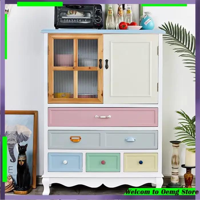 Armoire De Salon sur pied anti-poussière Cube multi-usages maison classeur entrée américaine Muebles
