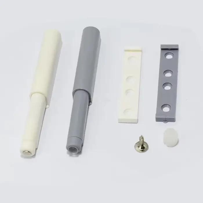 Loquet d'amortisseur d'arrêt de porte d'armoire gris et blanc