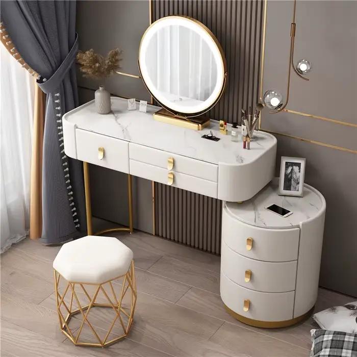 Coiffeuse de rangement de maquillage pour filles