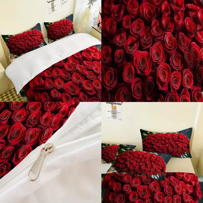 Parure de lit Roses rouges