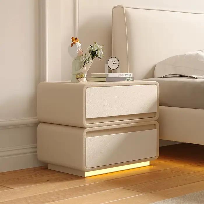 Lampe De chevet Simple et étroite, style nordique blanc, rangement, luxe amusant, accessoires De meubles De maison
