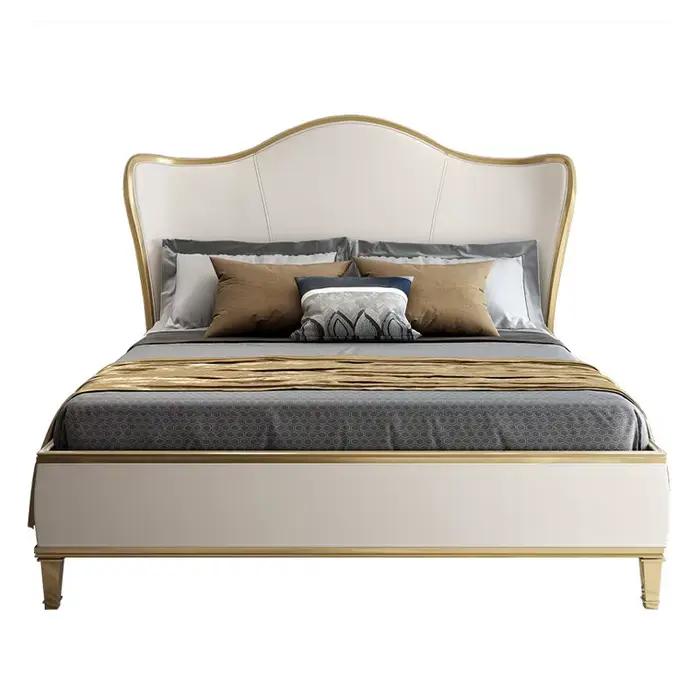 Lits rembourrés uniques minimaliste esthétique chambre lit nordique organisateur De luxe Camas De dortoir meubles accessoires