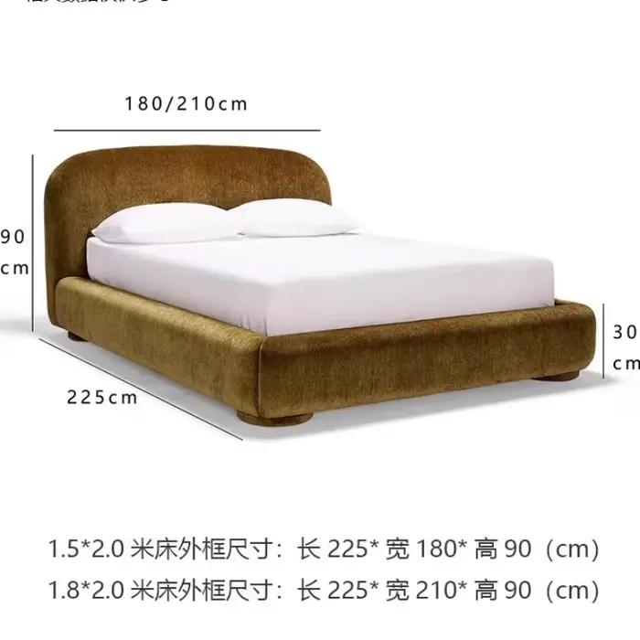 Lit nordique moderne Unique Queen Size plancher plate-forme lits espace de rangement Recamaras matrimoniales Completas Muebles meubles
