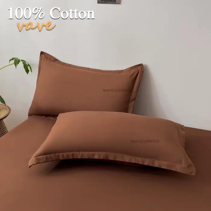 Drap-housse en coton 90x200 160x200cm avec bandes élastiques