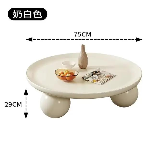 Table d'appoint ronde pour canapé