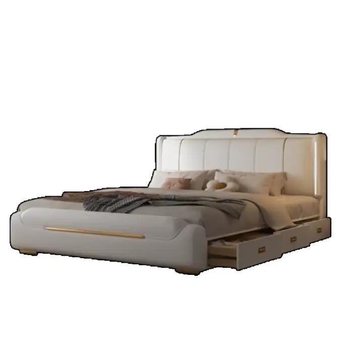 Lit Tendance Ergonomique Minimaliste Universel pour Chambre à Coucher