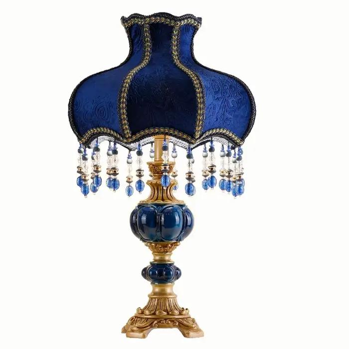 Lampe de table de chevet rétro pour chambre à coucher