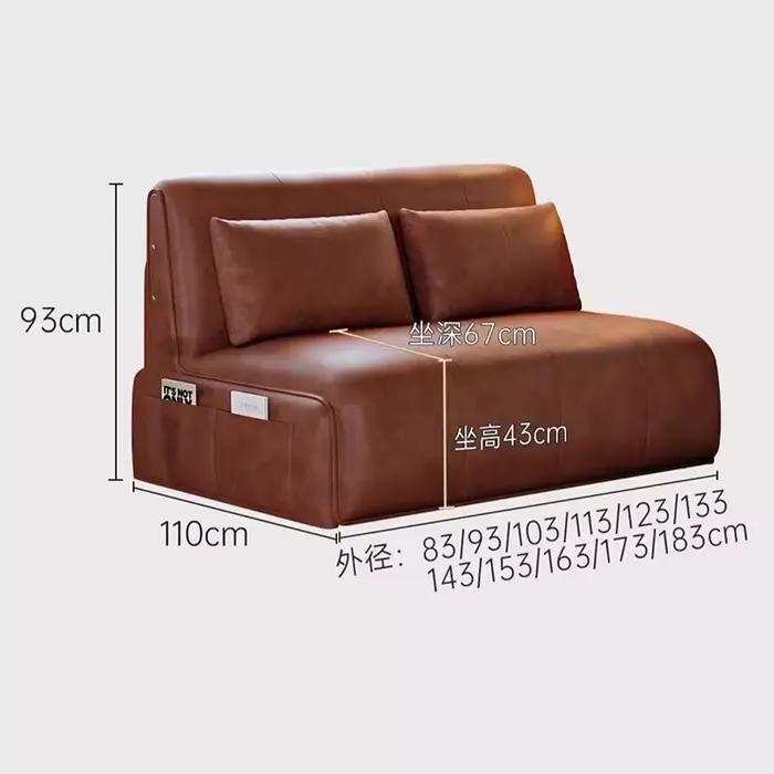 Fauteuils italiens canapés lit classique minimaliste Convertible Design
