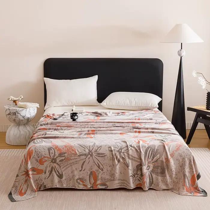 Couverture en Fiber de bambou naturelle