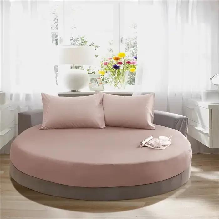 Drap-housse rond en coton