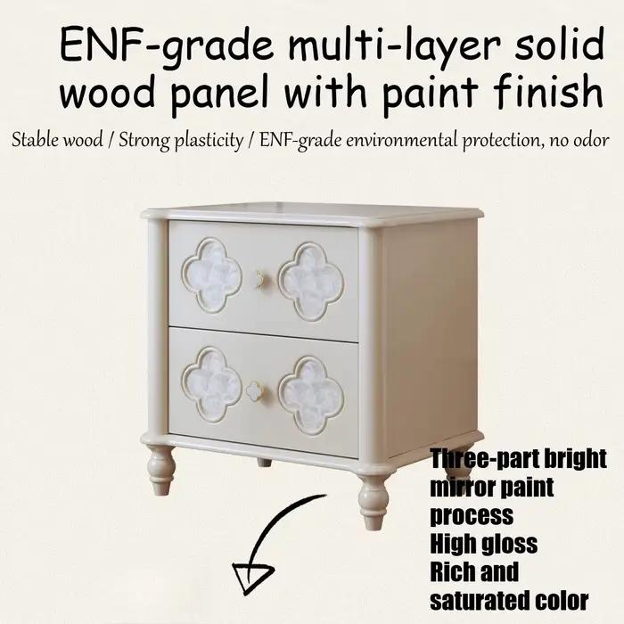 Table de chevet esthétique moderne en bois