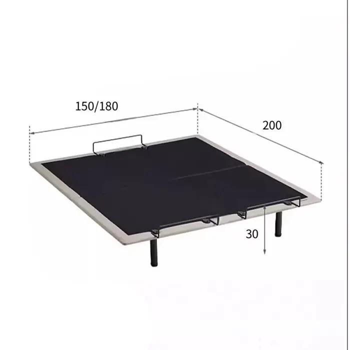Cadres Double lit rembourré ascenseur moderne maison tête De lit salon De luxe Camas De Matrimonio dortoir