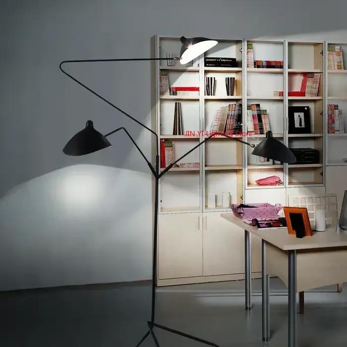 Lampadaire trépied design nordique pour salon chambre support lumière Loft décor industriel éclairage intérieur ampoule E27