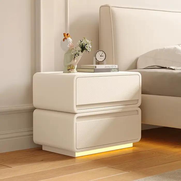 Lampe De chevet Simple et étroite, style nordique blanc, rangement, luxe amusant, accessoires De meubles De maison
