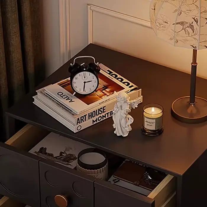 Tables De chevet simples européennes avec rangement beauté élégante