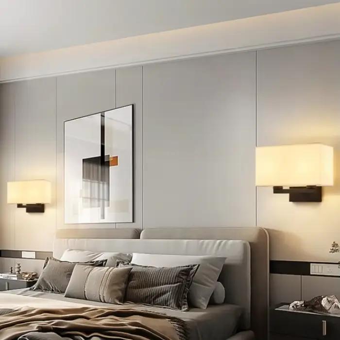 Applique Murale Moderne en Tissu