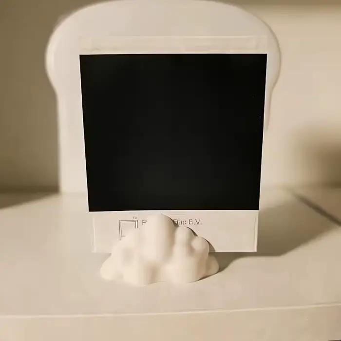 Porte-photos mignons en forme de nuage pour affichage horizontal