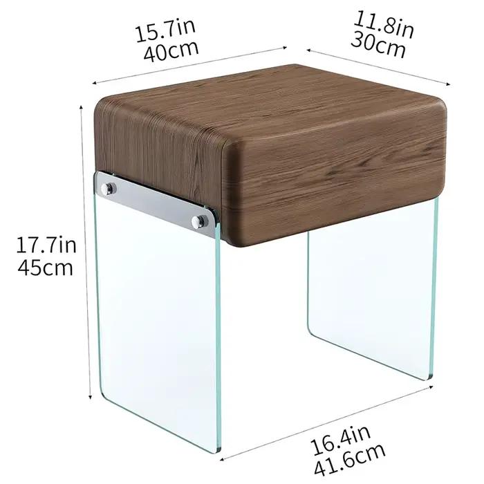 Table de chevet avec tiroir