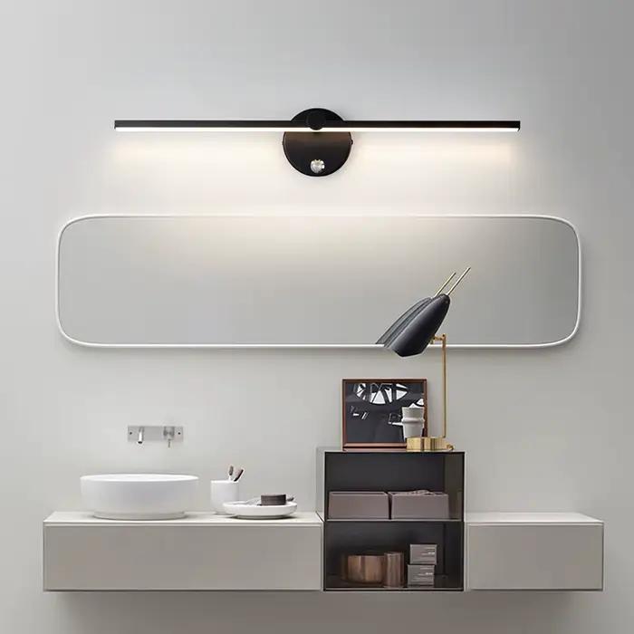 Applique murale de chevet 330 ° Rotatif réglable Angle de lumière intérieur mur LED lampe chambre miroir vanité lumière AC110V/220V