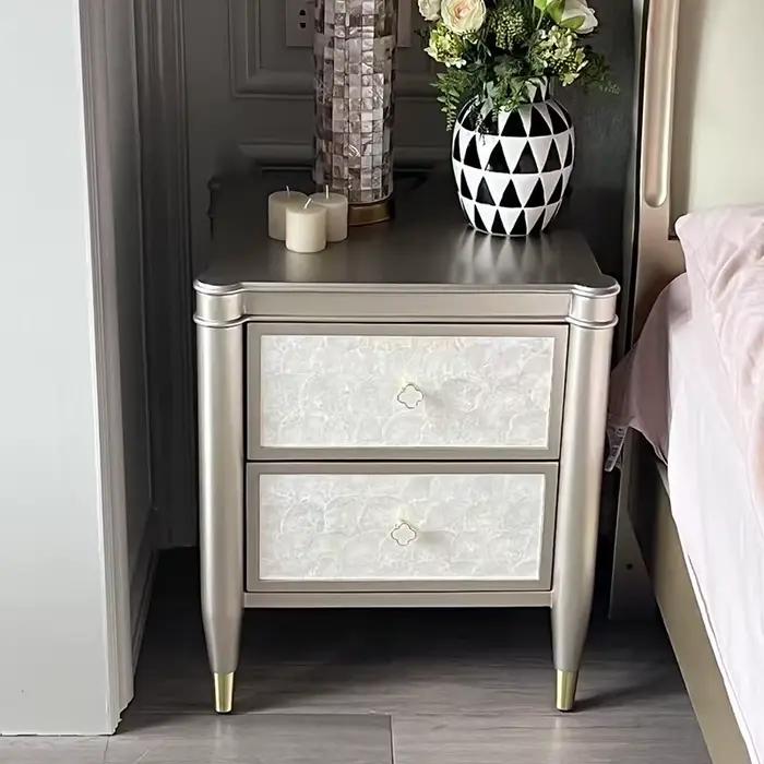 Tables De chevet Glam françaises modernes De luxe Premium beauté