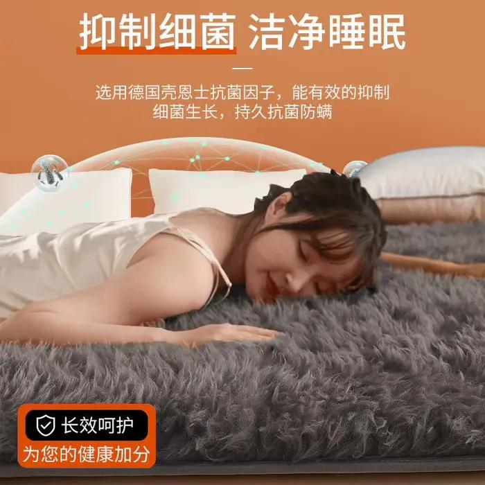 Matelas en laine véritable super chaud pour l'hiver