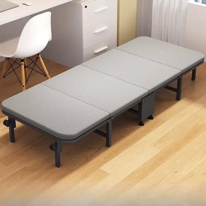Unique moderne lit pliant chambre rembourré salon dormir cadre De lit