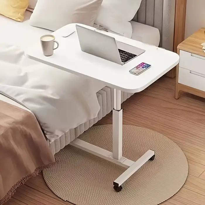 Table de chevet multifonctionnelle avec hauteur réglable et design supérieur rotatif – Convient pour dortoir et usage domestique