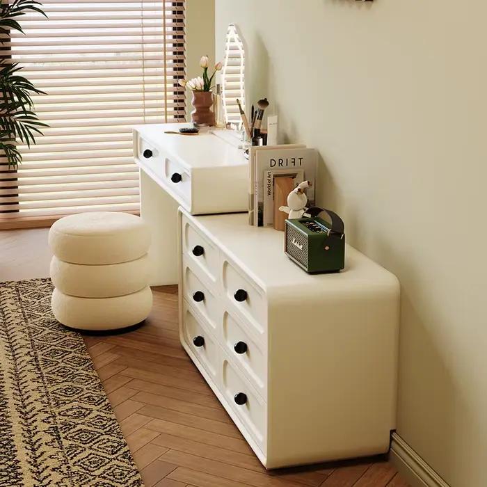 Coiffeuse nordique à la mode Design maquillage moderne luxe vanité Table créative esthétique