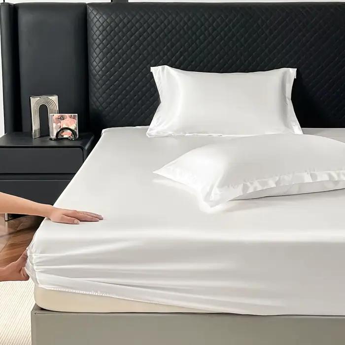 Ensemble de draps-housses en Satin de luxe