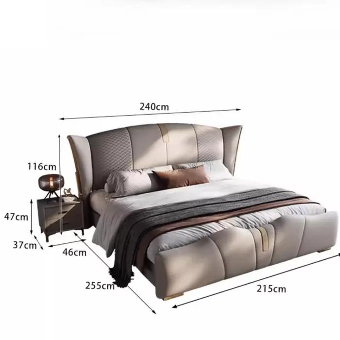 Chambres multifonctions lit moderne esthétique espace De rangement lit De luxe dormir Camas De Matrimonio dortoir meubles De maison