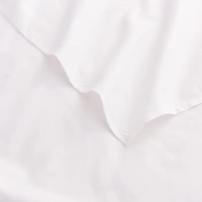 Un drap de lit simple (sans taie d'oreiller ou noyau)