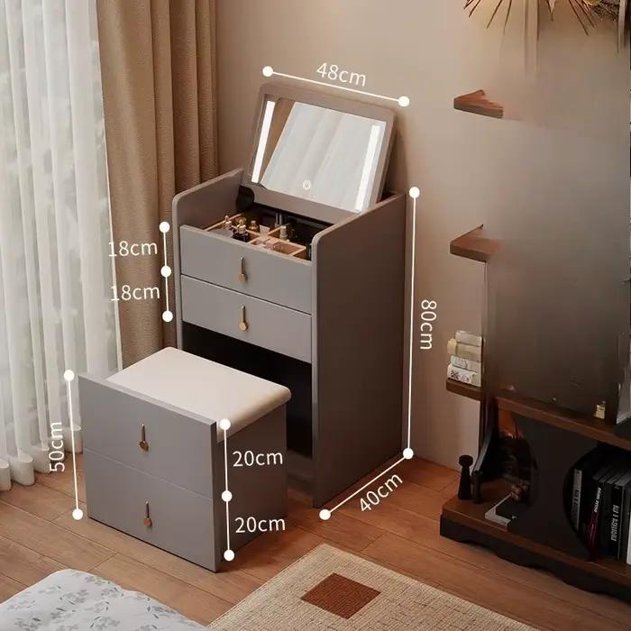 Coiffeuse en bois pour femmes