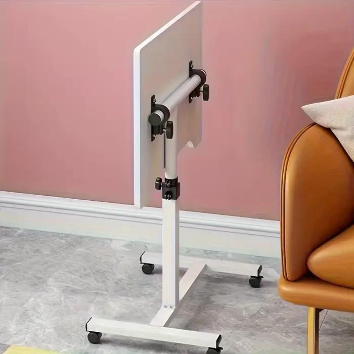 Table de chevet multifonctionnelle avec hauteur réglable et design supérieur rotatif – Convient pour dortoir et usage domestique