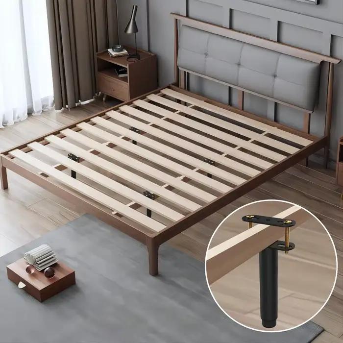 Pieds de lit extensibles réglables avec cadre de rangée réglable