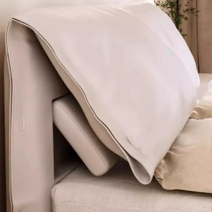 Lit en bois de luxe multifonctionnel King Size et Queen Size