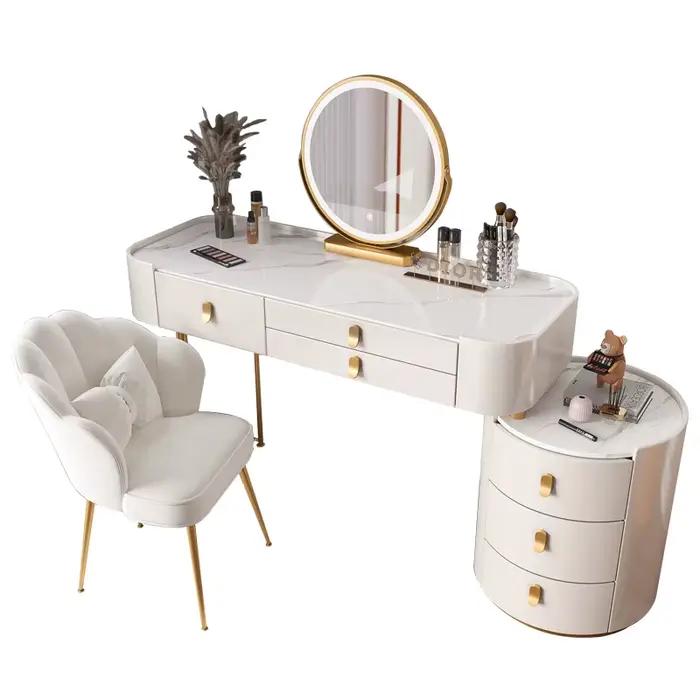Coiffeuse de rangement de maquillage pour filles